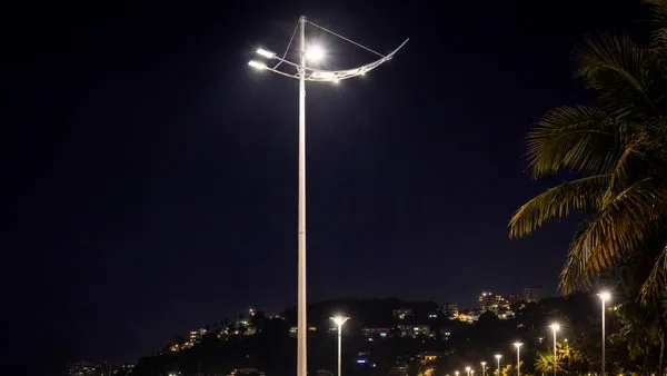 Iluminação pública solar