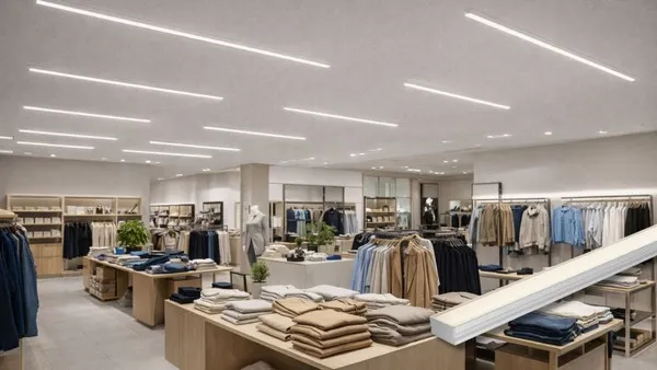 Luminária linear sobrepor