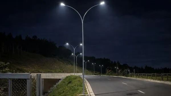 Luminária pública com led em São Paulo